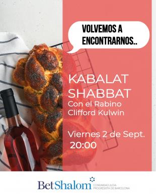 Volvemos Kabalat Shabbat con el Rabino Kulwin( clica en la imagen )